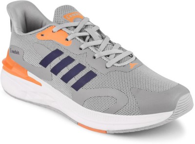 Combit Twitter-2 Men's Sports Running Shoes | Hiking & Trekking Shoes Walking Shoes For Men(Grey, Orange)