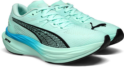 PUMA Deviate NITRO 3 Running Shoes For Men(Green , 6)
