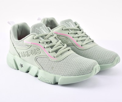 CAMPUS CAMP FLOR Running Shoes For Women(Green)