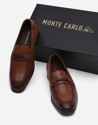 Monte Carlo Loafers For Men(Tan , 8)