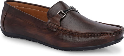 GWALK Loafers For Mens Casual shoes for mens Party wear shoes for mens Loafers For Men(Brown , 7)