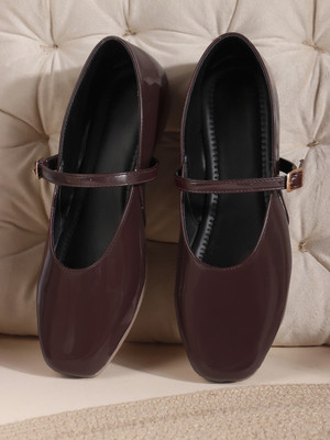 TRYME Bellies For Women(Maroon , 4)