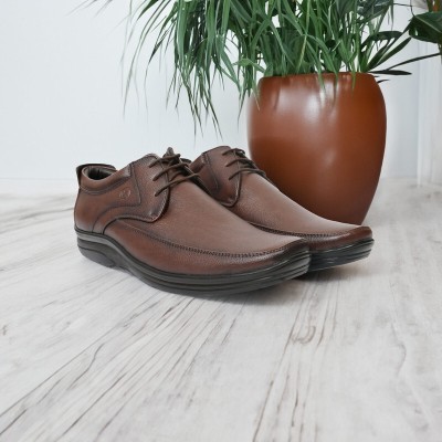 VEGAN KICKS Formal Lace-up Office Derby For Men(Brown , 10)