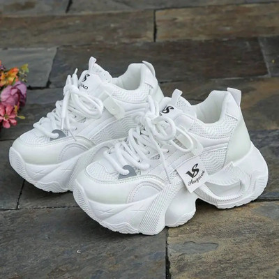 Ifah Sneakers For Women(White , 6)