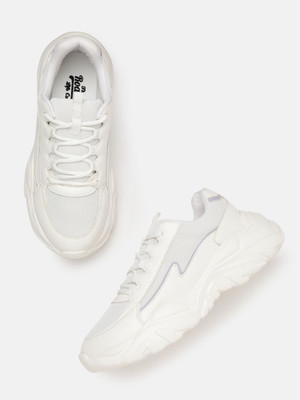 Roadster Sneakers For Women(White , 5)