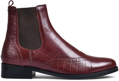 dumanera Wade Boots For Men(Maroon , 7)