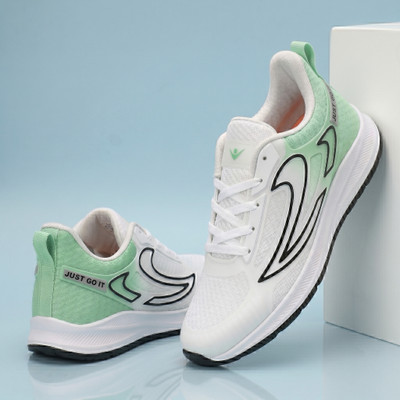 HOTSTYLE Sneakers For Men(Green, White , 9)