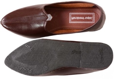 jaipur trendcraft Men's Jalsa Jutti,Jutis For Men Jutis For Men(Brown , 9)