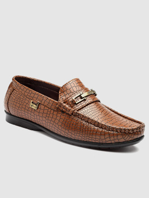 action DRIVE 133 Trendy Comfortable Stylish Casual Slip On Loafers Loafers For Men(Tan , 7)