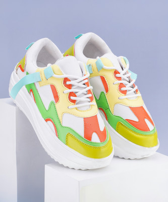 RapidBox Sneakers For Women(Multicolor , 4)