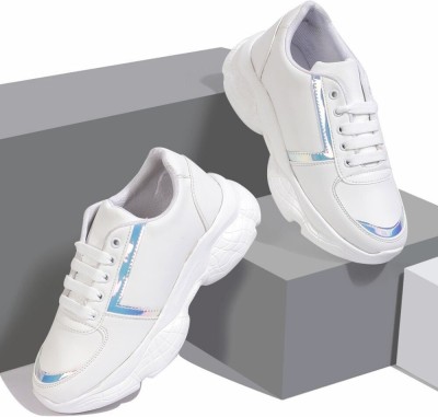 RapidBox Sneakers For Women(White , 3.5)