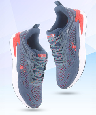 Sparx SM 813 Running Shoes For Men(Grey, Red , 9)