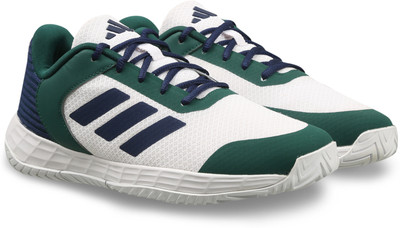 ADIDAS FENCE COURT Tennis Shoes For Men(White , 10)