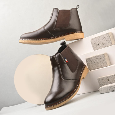 MAFLO Chelsi attractive boot for men Boots For Men(Brown , 6)