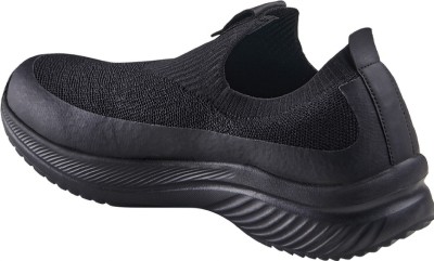 Neeman's EASEWALK Slip-On Casual Shoes For Men | Premium & Lightweight Slip On Sneakers For Men(Black)