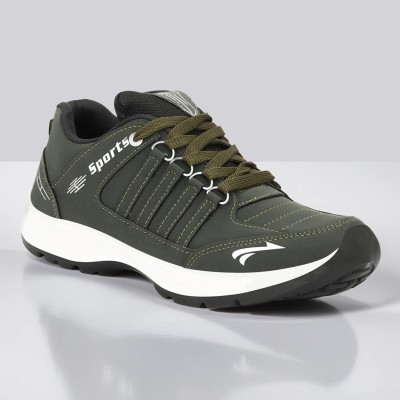 JDENTERPRISES Running Shoes For Men(Olive , 10)