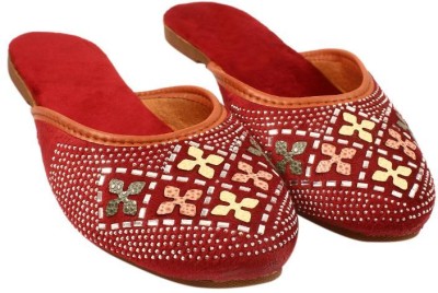 Vijendar Collection Slip On For Women(Red , 6)