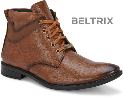 BELTRIX BELTRIX-BOOT-705- Boots For Men(Tan , 8)