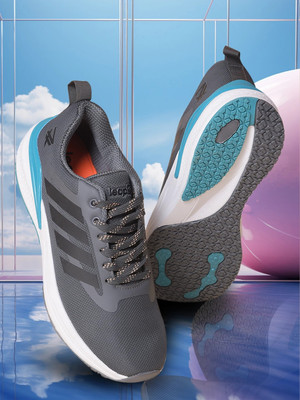 LIBERTY Leap7x CAPSICO-1 Lacing Sports Shoes | Lace-Up Closure | Suitable for Walking, Running Shoes For Men(Grey , 7)