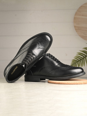 VALENTINO Brogues For Men(Black , 8)