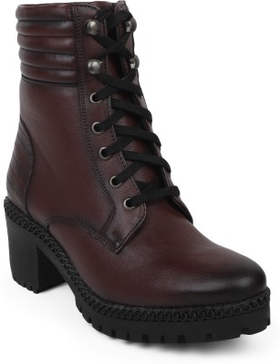 Elle Boots For Women(Brown , 4)