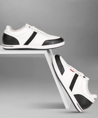 LEVI'S Men's Color-blocked Sneakers Sneakers For Men(White)
