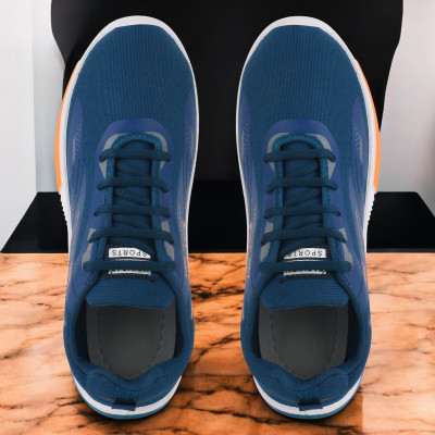 Skystring Men’s Sports Shoes – Stylish & Lightweight for Active Wear Walking Shoes For Men(Blue , 7)