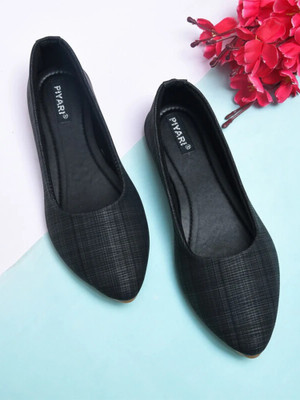 PIYARI Bellies For Women(Black , 8)