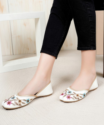 ANOUK Women-Bellies Bellies For Women(White , 3)