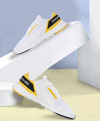 PUMA PL Tiburion Logo Sneakers For Men(White , 8)