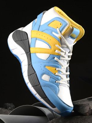 HRX by Hrithik Roshan Basketball Shoes For Men(White , 11)