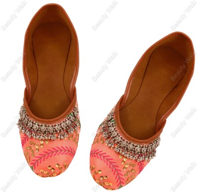 Miss beauty Ethnic Mule For Women(Pink , 5)