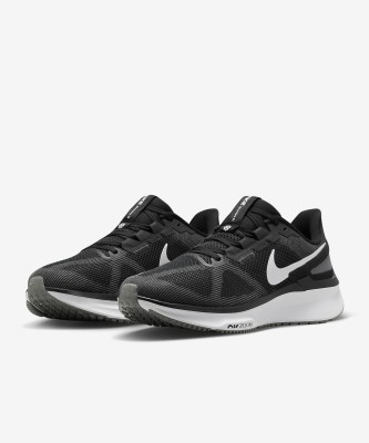 NIKE Air Zoom Structure 25 Running Shoes For Men(Black , 6)