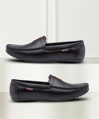 action DRIVE 45 Trendy Comfortable Stylish Casual Slip On Loafers Loafers For Men(Black , 8)