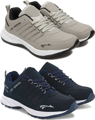 WINGSCRAFT Latest Stylish Casual sport shoes for men Casuals For Men(Blue, Grey , 7)