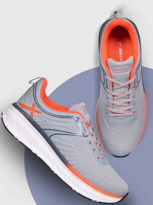 VECTOR X Stride Knit Upper| EVA Midsole Jogging, Running & Gym Running Shoes For Men(Grey , 6)