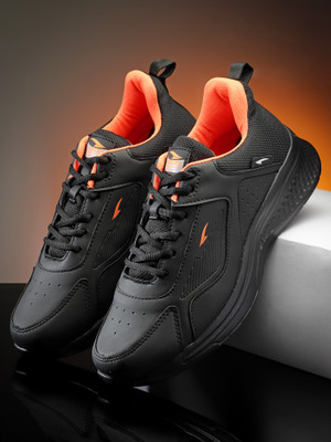 asian TERMINATOR-03 White Sneakers,Sports,Training,Gym,Walking,Stylish Running Shoes For Men(Black , 7)