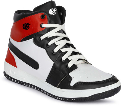 K' Footlance Modern Trendy Sneakers boot Sneakers For Men Sneakers For Men(Red , 6)