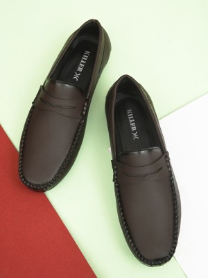 KILLER KL709 Lightweight Comfort Summer Trendy Premium Stylish Loafers For Men(Brown)