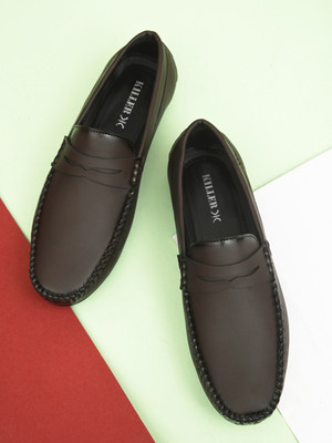 KILLER KL709 Lightweight Comfort Summer Trendy Premium Stylish Loafers For Men(Brown , 10)