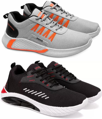 ELASA TY-HERO GREY_TOOFAN BLACK Outdoors For Men(Grey , 9)