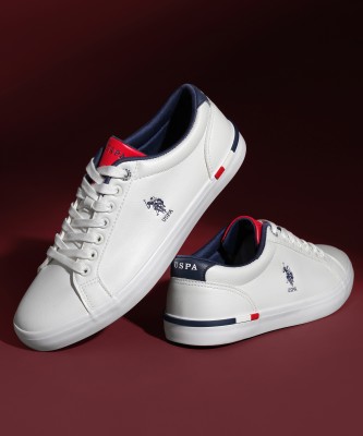 U.S. POLO ASSN. Sneakers For Men(White , 10)