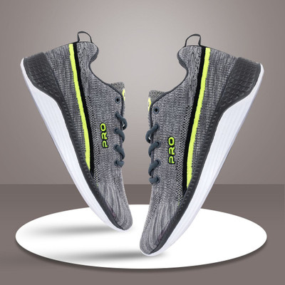 Pro Lightweight Comfort Extra Soft Trendy Premium Stylish Running Shoes For Men(Grey , 6)