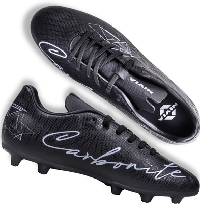 NIVIA Carbonite 7.0 Football Shoes For Men(Black , 8)