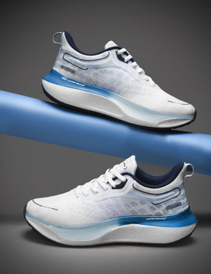 Abros HOOK ETPU Athleisure Cultured Round-Toe Shape & Hyperbeads Technology Walking Shoes For Men(Off White , 6)