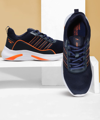 asian Plasma-08 sports shoes for men | Latest Stylish Casual sport shoes for men Walking Shoes For Men(Navy, Orange , 7)