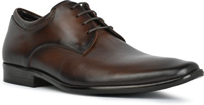 ALDO DWEDRILITH201 Brown Leather Formal Shoes Derby For Men(Brown , 8)