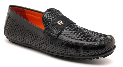 RUOSH Ruosh Casual Loafers Driving Shoes For Men(Black , 8)