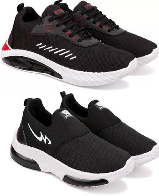 ELASA TY-TOOFAN BLACK_AIR BLACK Outdoors For Men(Black , 7)