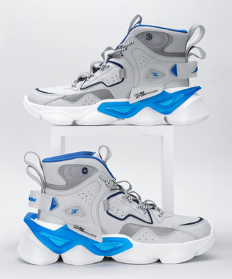 ATOM High Tops Sneakers For Men(Grey , 10)